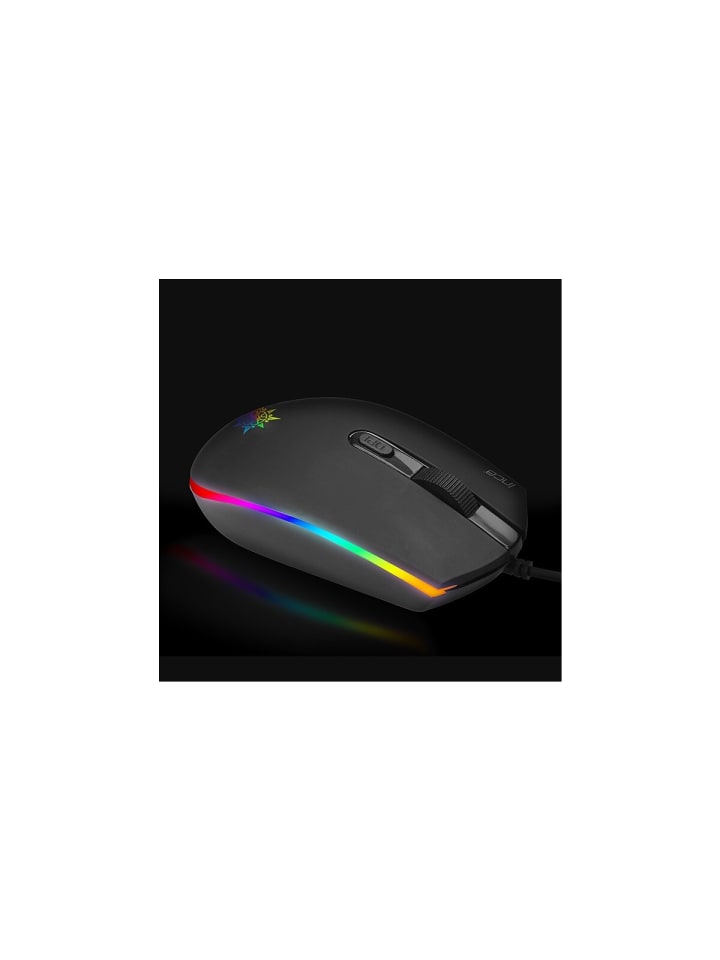 Inca Inca IMG-GT13 PRO Optisch Gaming Maus Mouse 1200 DPI RGB-Logo-Effekt in Schwarz günstig kaufen onesize