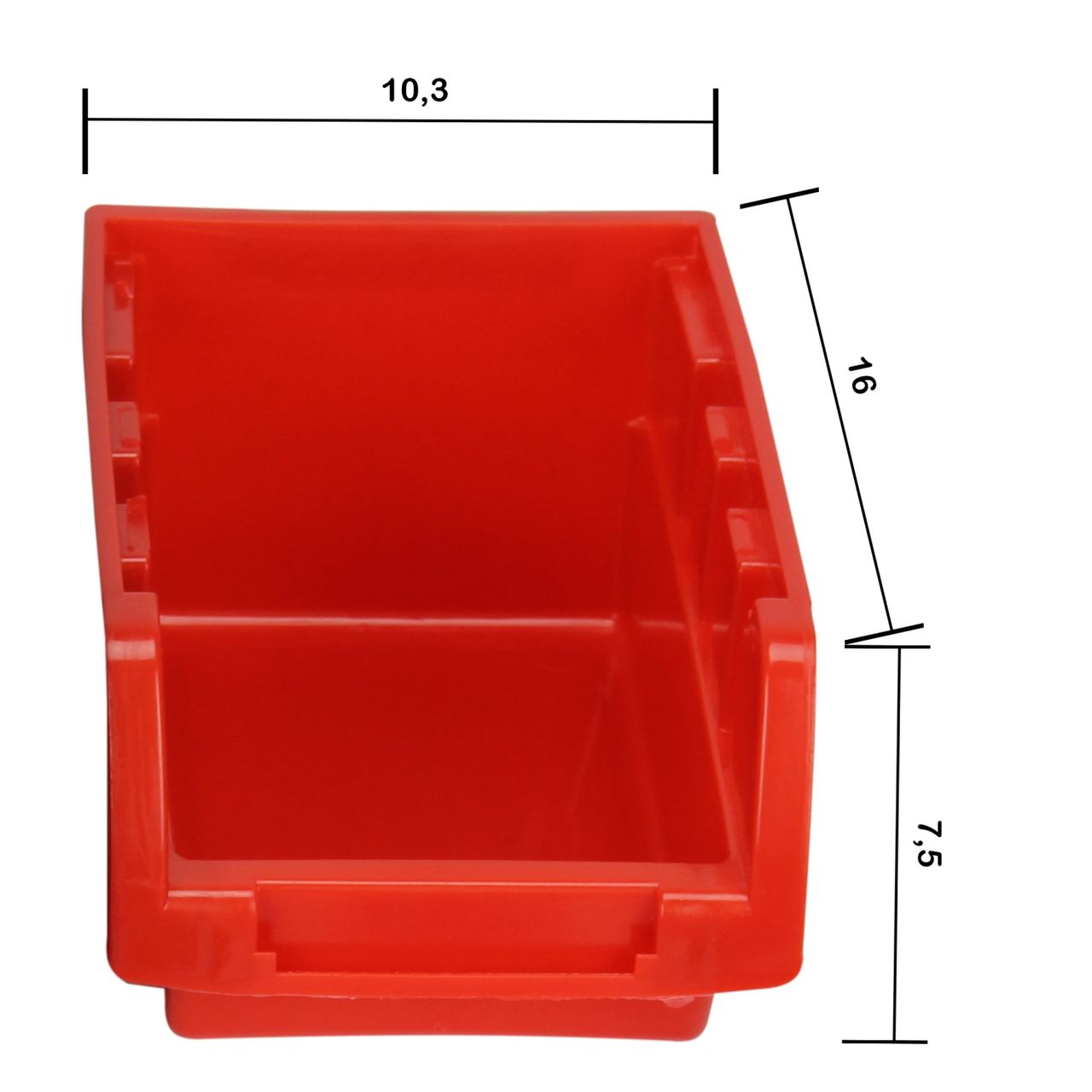 TOP MULTI Werkstattregal Sortierkasten Kleinteileregal Stapelboxen 45tlg.