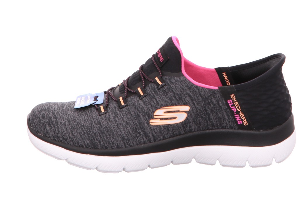 SKECHERS Sportliche Slipper schwarz