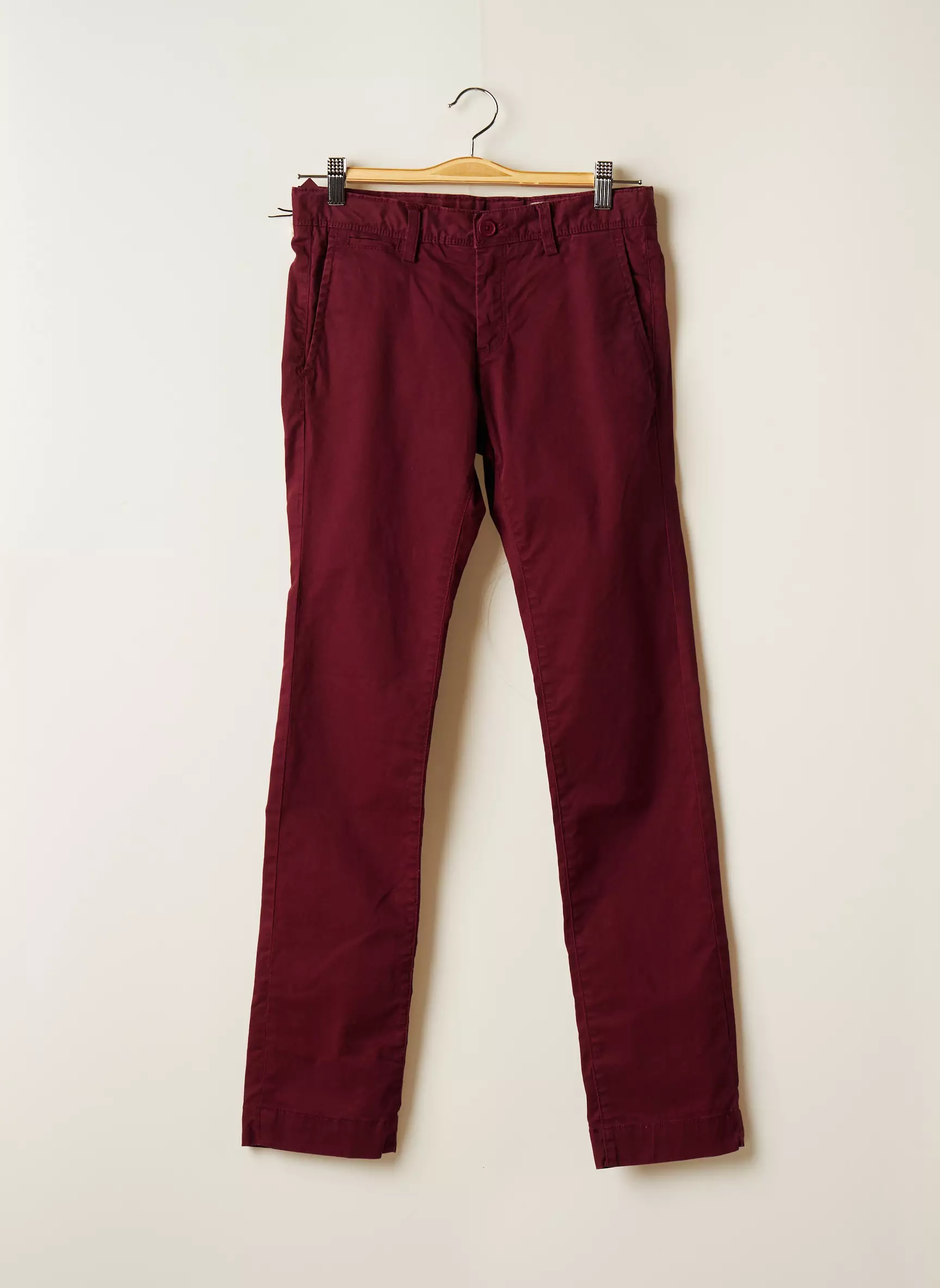 Teddy Smith Industry Pantalons Chino Garcon couleur rouge