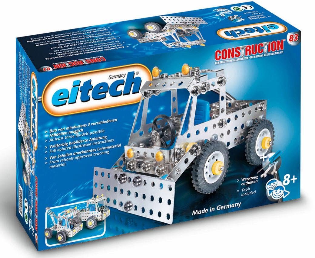 Eitech Metallbaukasten Nutzfahrzeuge, (195 St), Made in Germany