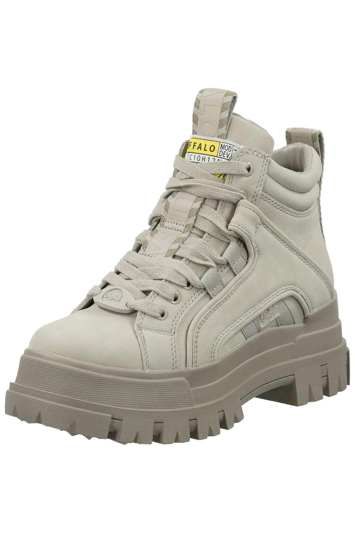 Buffalo  Stiefelette - Grau - Blockabsatz