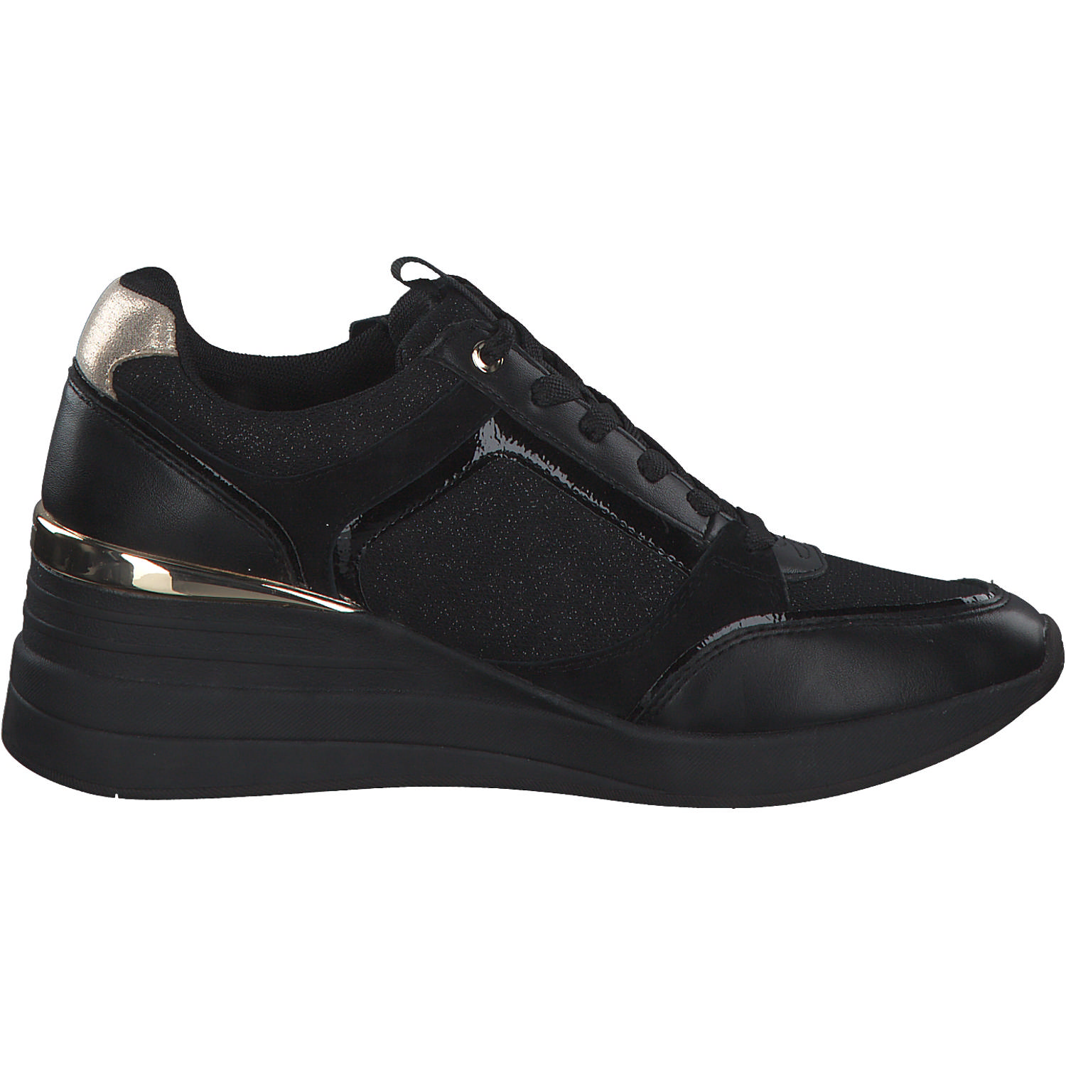Tamaris 23703, Sneakers Low, Damen, Schwarz