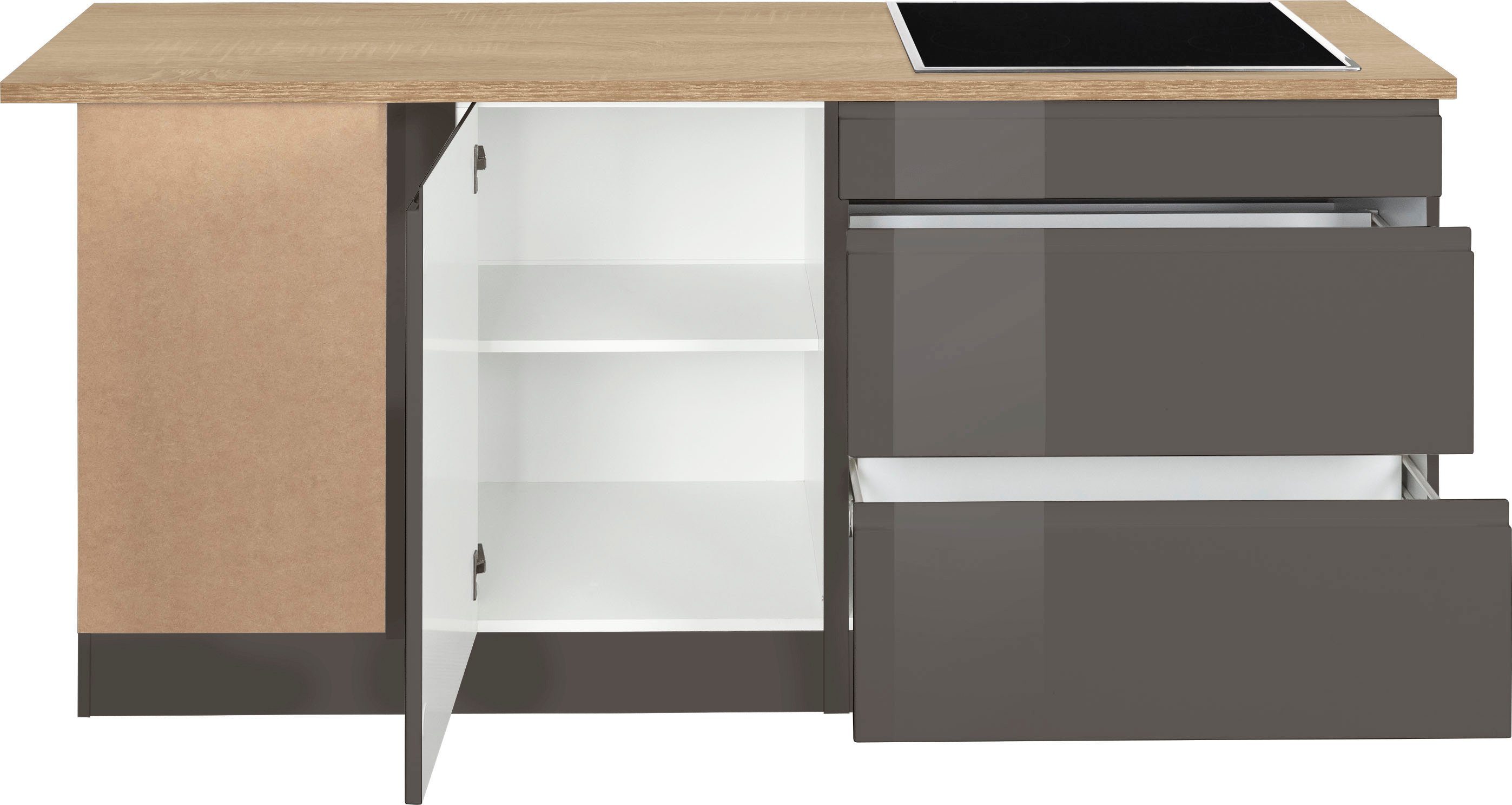 HELD MÖBEL Küche Virginia, Stellbreite 230/190 cm, mit E-Geräten