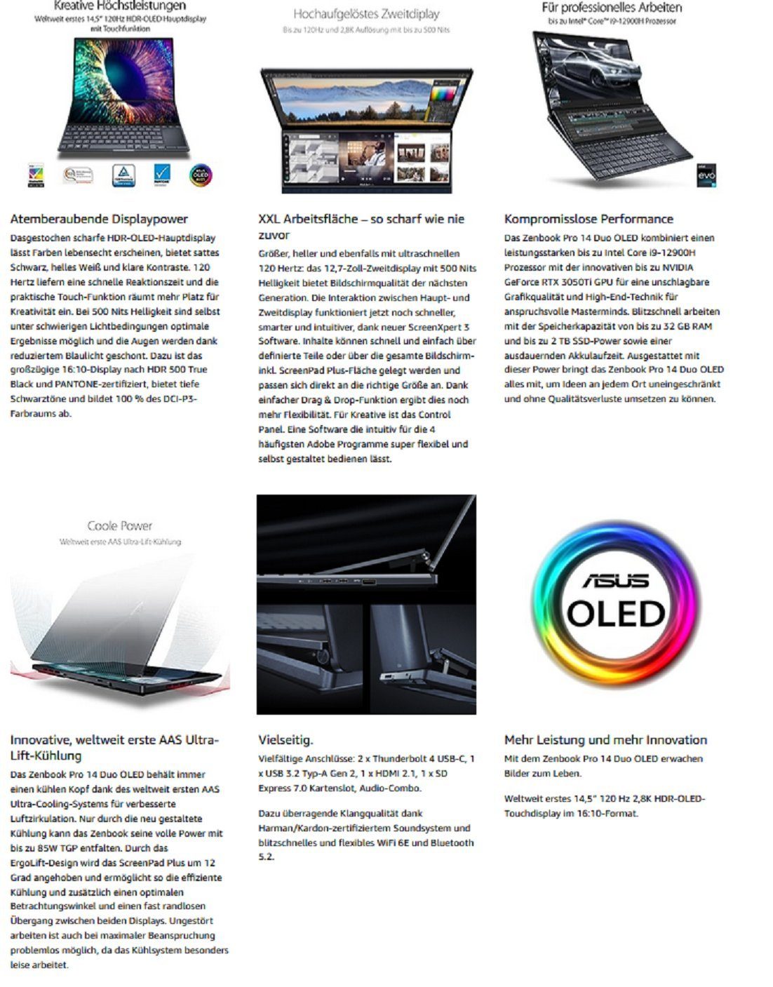 Asus Laptop Zenbook Pro Duo 14