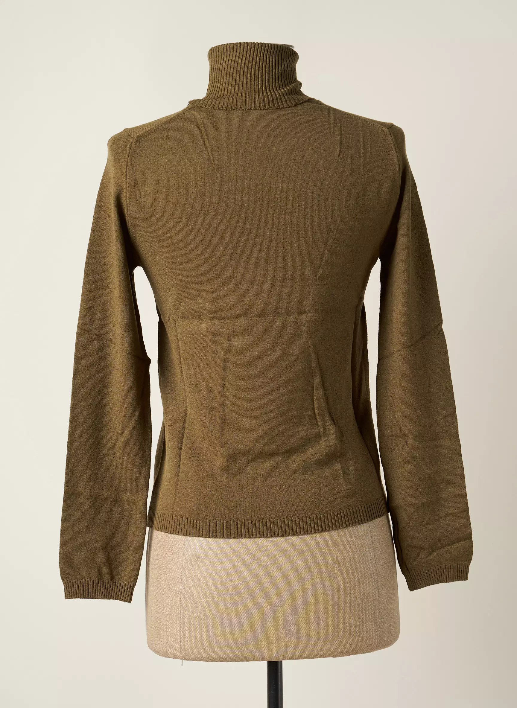Stefan Green Cols Roules Femme couleur vert