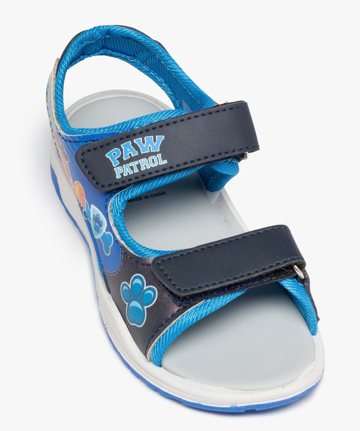 Sandales Garçon à scratch et maintien cheville - Pat Patro... bleu | GEMO