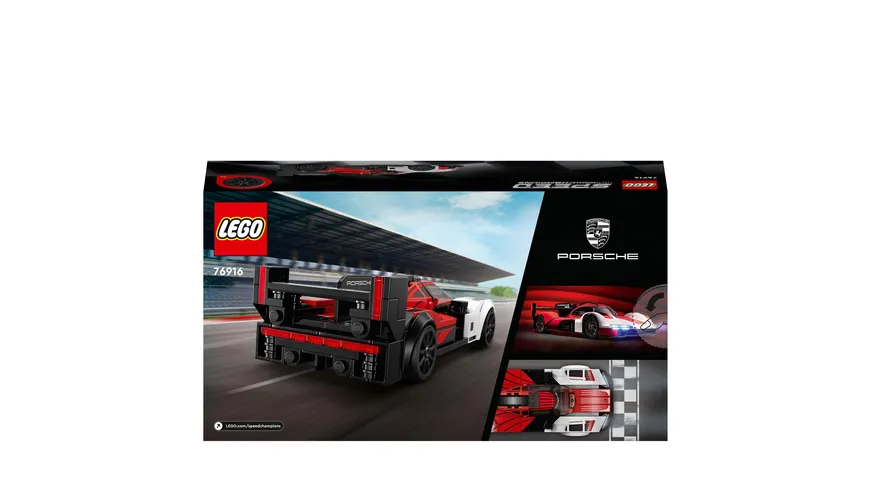 LEGO Speed Champions 76916 Porsche 963, Modellauto-Bausatz Spielzeug