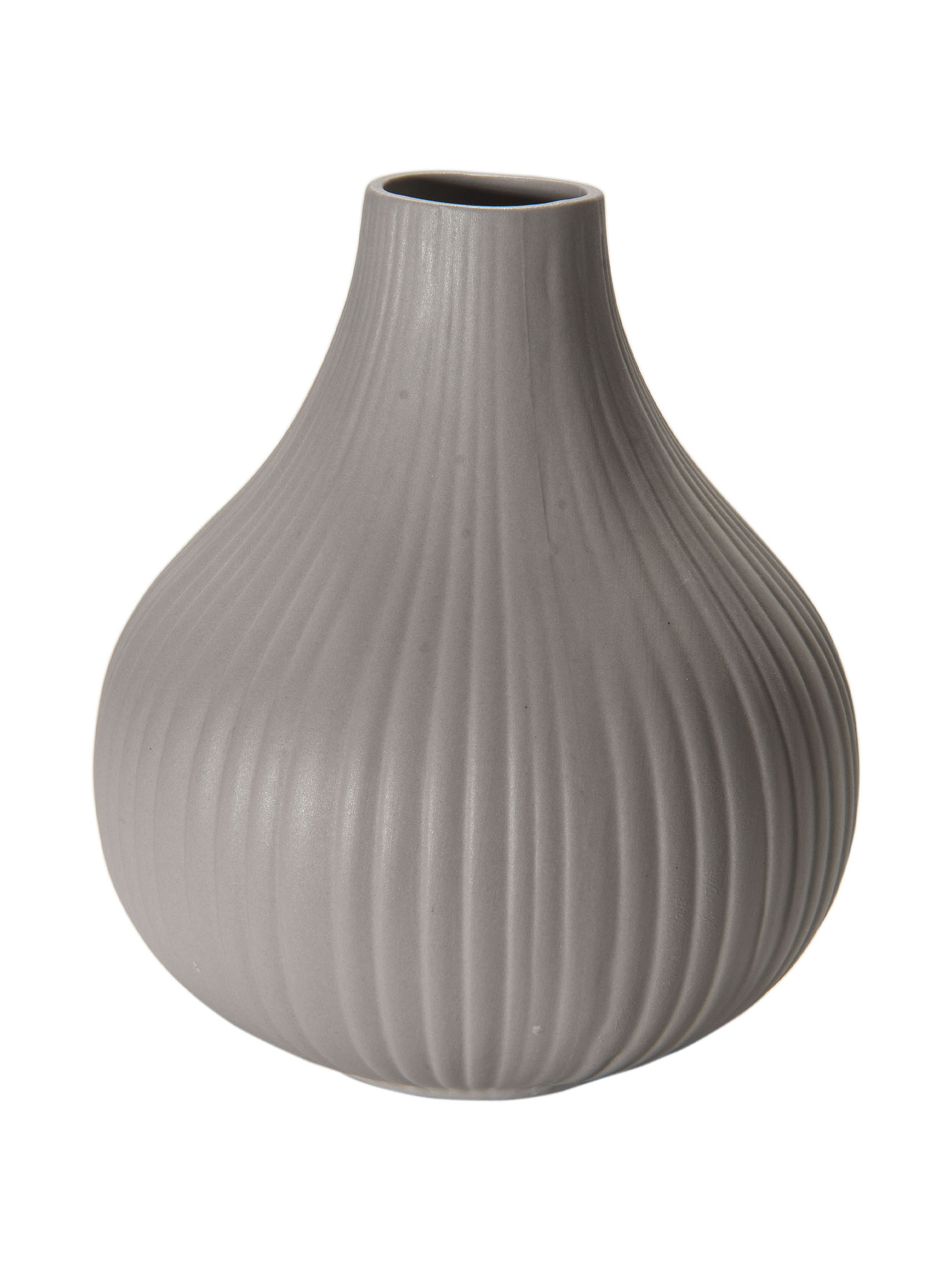 Bubble Flower Vase, Grau