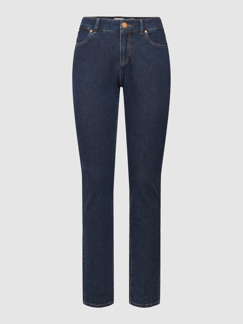 Jeans mit 5-Pocket-Design Modell 'CLAIRE' in dunkelblau