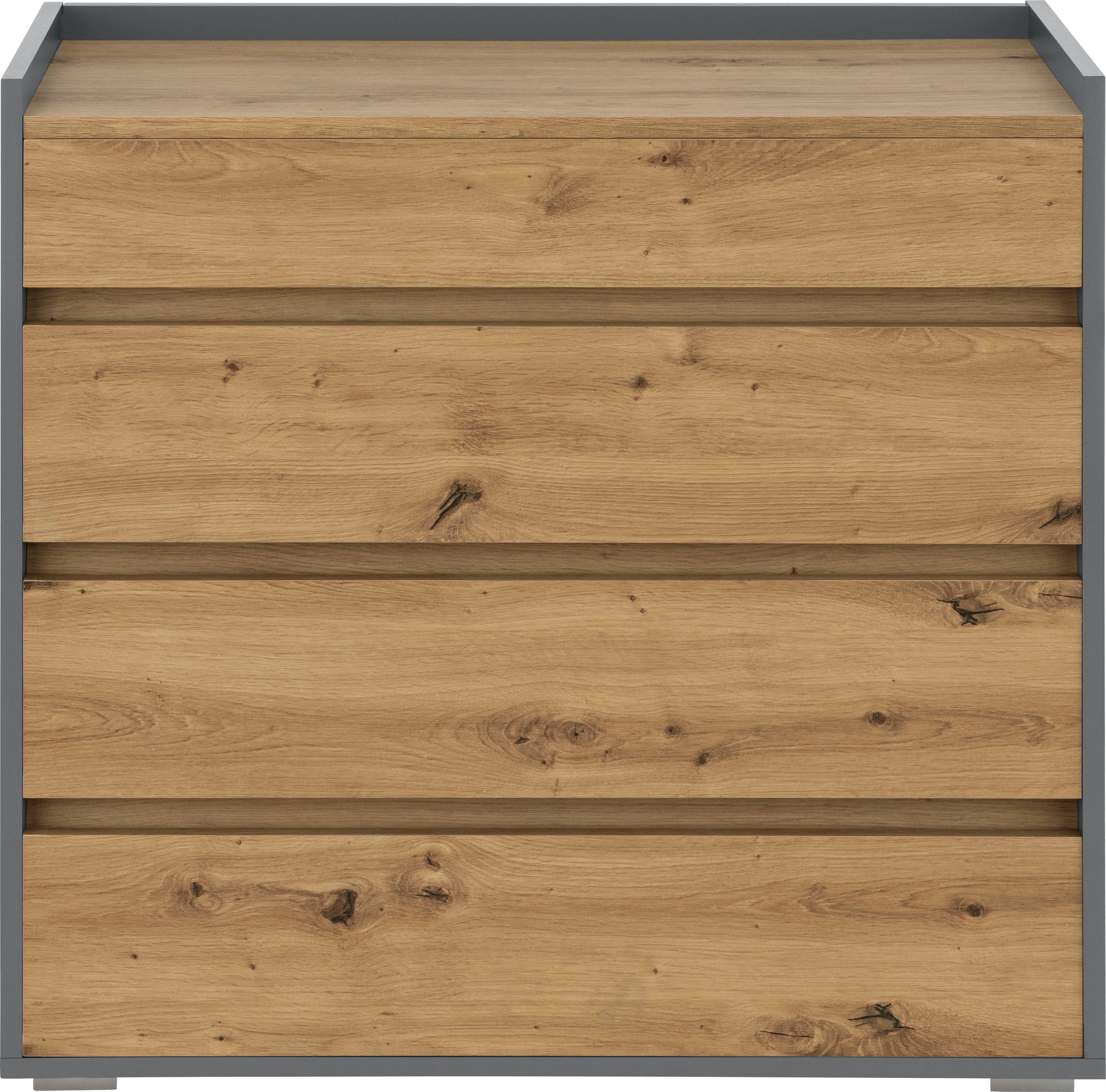 INOSIGN Kommode Kosmo, Breite 80 cm, 4 Schubkästen