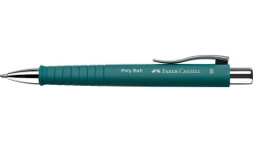 FABER-CASTELL Kugelschreiber Poly Ball XB emerald grün
