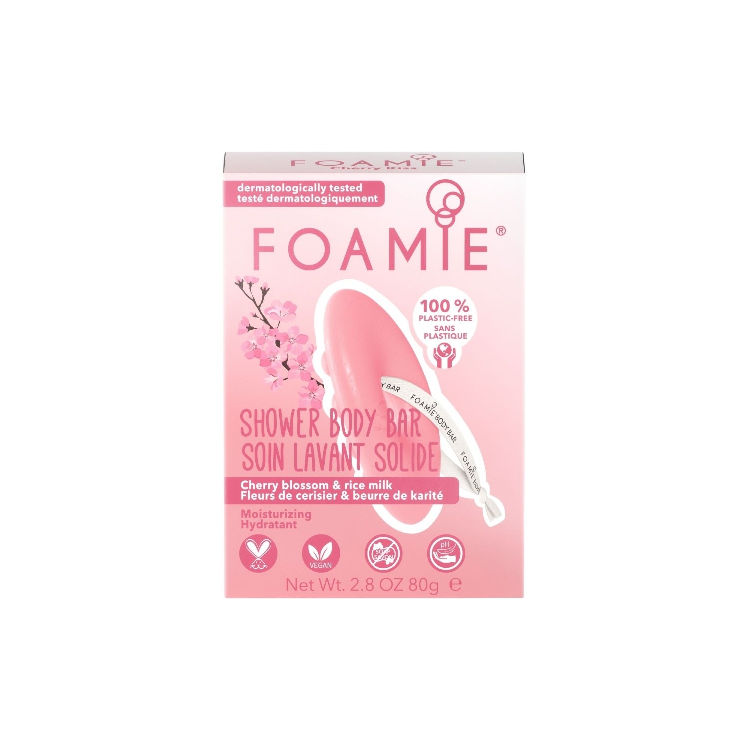 FOAMIE Tuhý čistiaci krém - Čerešňový bozk