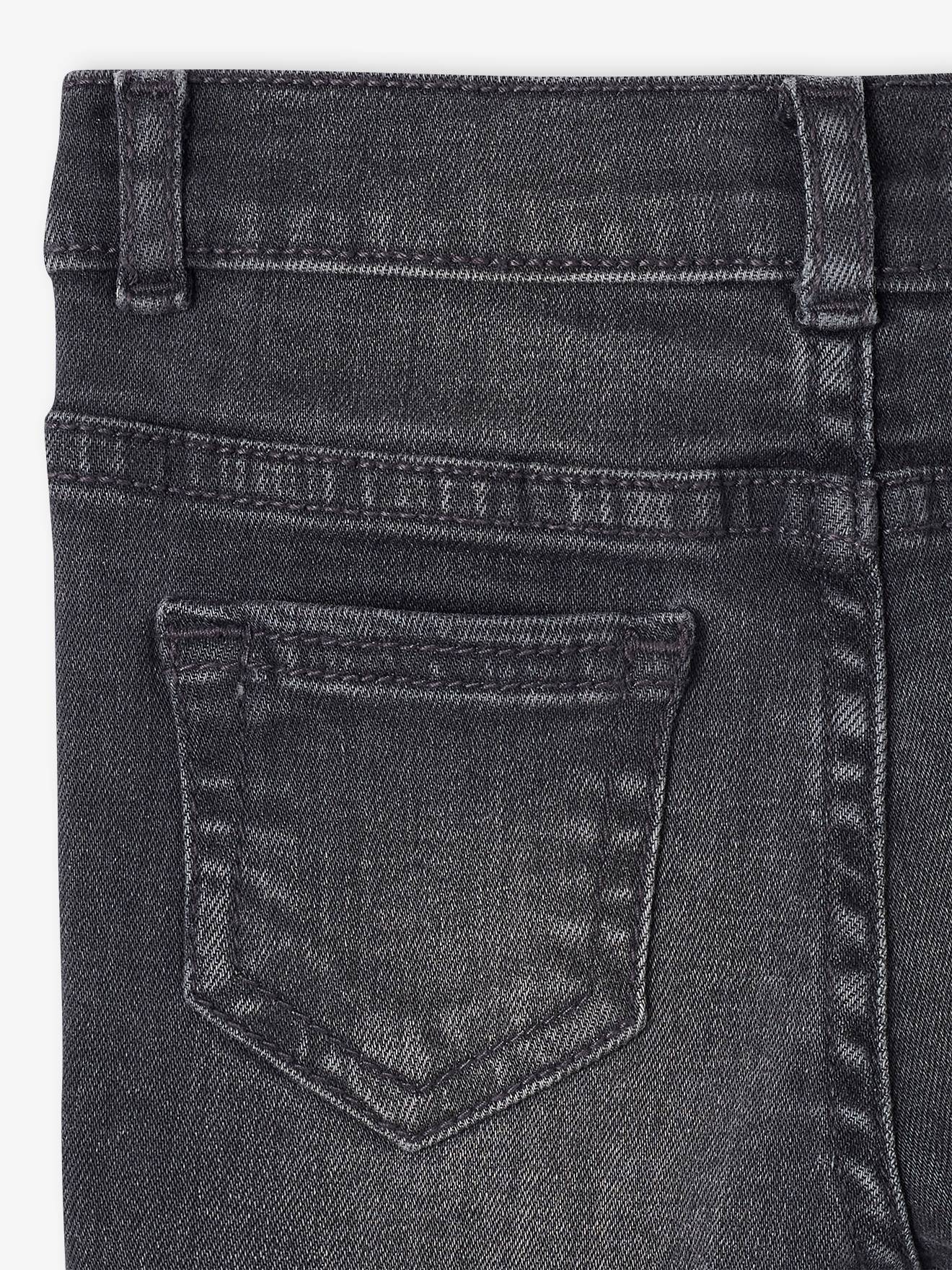 Jean bébé coupe droite BASICS denim gris