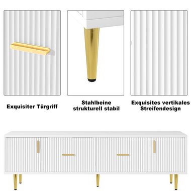 BlingBin TV-Schrank TV-Ständer Lowboard (1-St., 2 Türen, 2 Schubladen, für 70-Zoll-TV) leise Scharniere, 170 cm langer