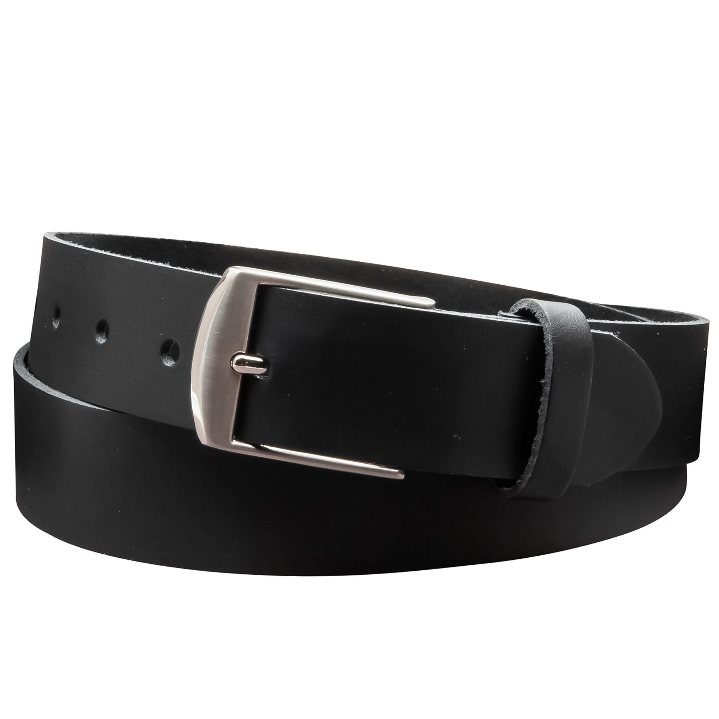 COLOGNEBELT Ledergürtel D9-SL Schlicht dennoch modern mit Dornschließe, MADE IN GERMANY