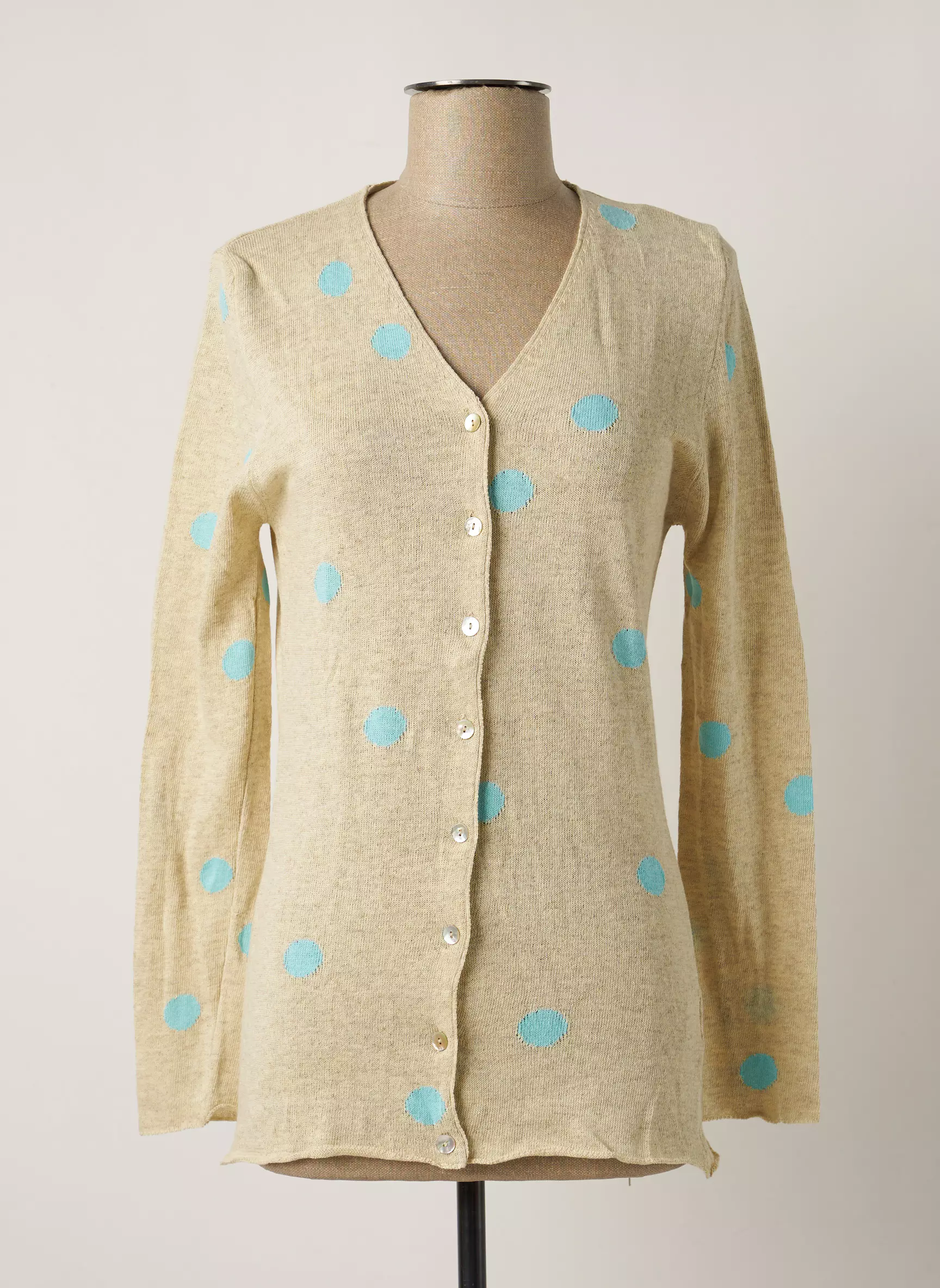 Le Phare De La Baleine Cardigans Femme couleur beige