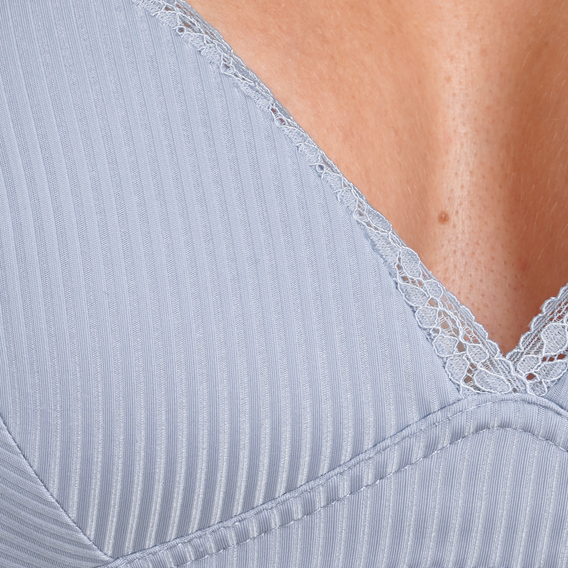 Damen Soft-BH mit Rippstruktur