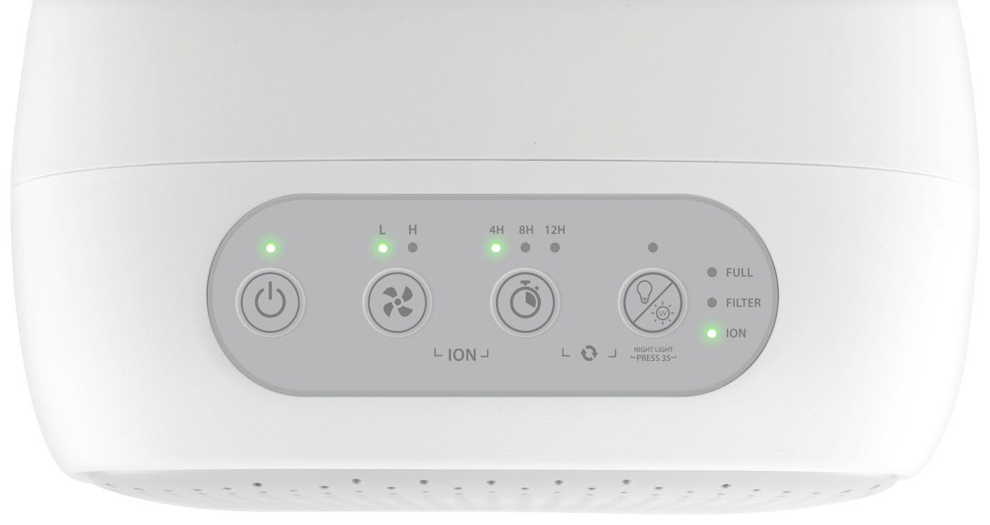 eta Luftentfeuchter Comfort, für 25 m³ Räume, Entfeuchtung 0,75 l/Tag, UV-Desinfektion, 1,2 l