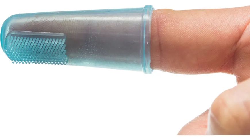 Trixie Hundezubehör Dog Finger-Zahnbürsten-Set 6 cm Silikon