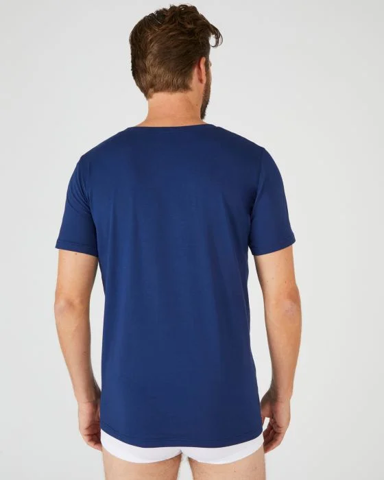 Tee-shirt manches courtes en pur coton pima