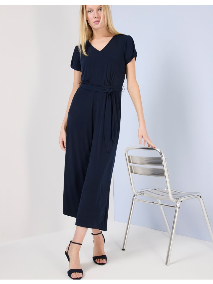 More & More Jerseyjumpsuit in marine günstig kaufen