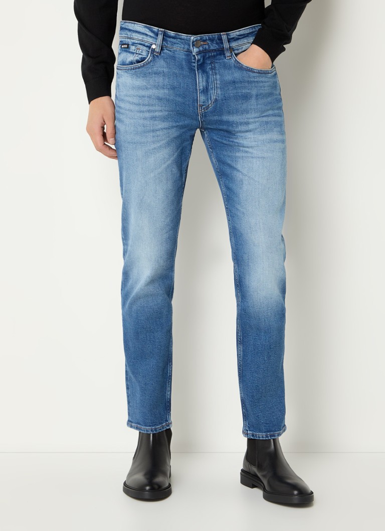 HUGO BOSS C-Delaware slim fit farmernadrág közepes mosásban