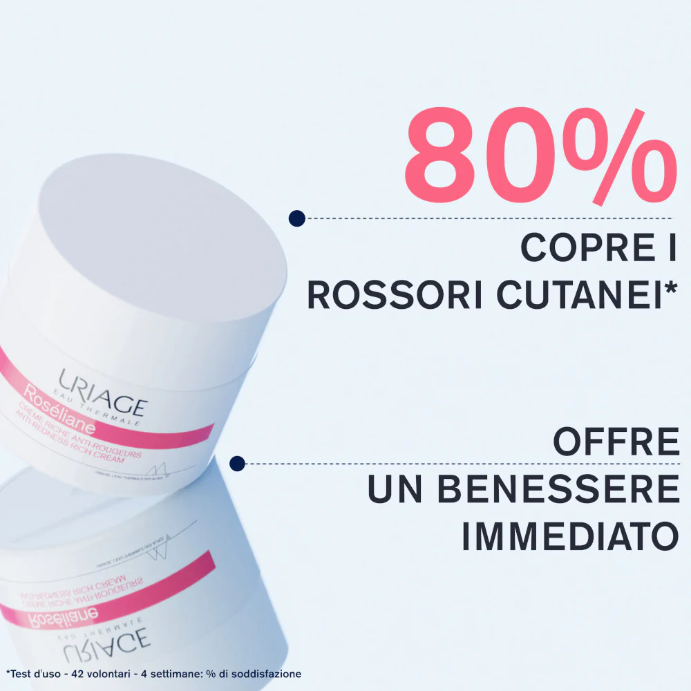 ROSÉLIANE Creme Rico Anti-Vermelhidão - Creme Facial Suavizante para Uso Diurno