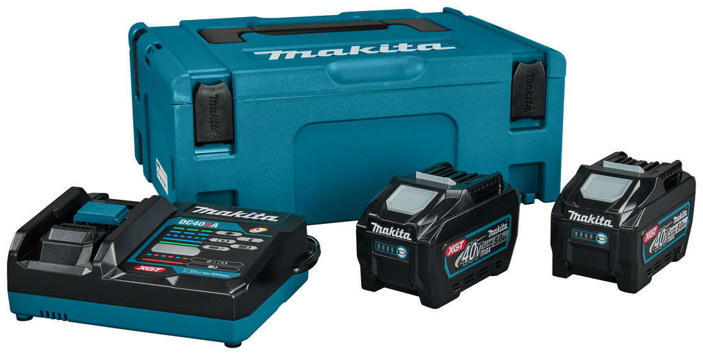 Set de accesorii Makita 191V35-5 XGT pentru începători DC40RA / 2x BL4050F