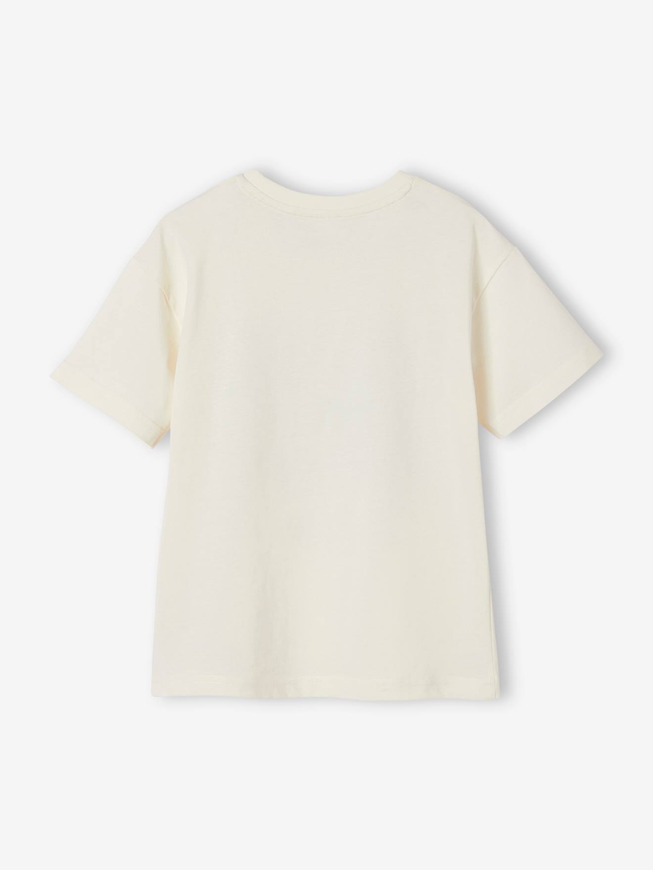 Vertbaudet Jungen T-Shirt mit Fotoprint, Recycling-Baumwolle - aqua