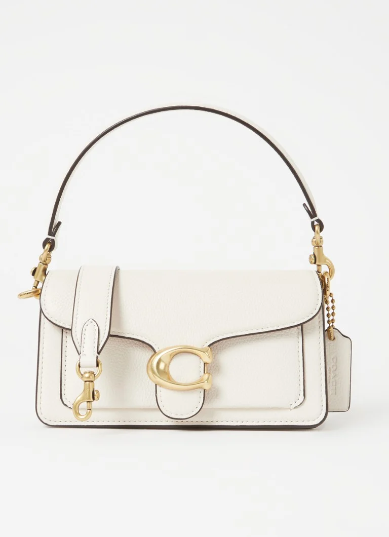 Bolsa de ombro Coach Tabby 20 em couro