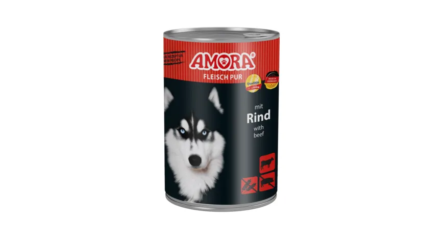 AMORA Dog Dose Fleisch Pur Adult Rind 400g 400 g