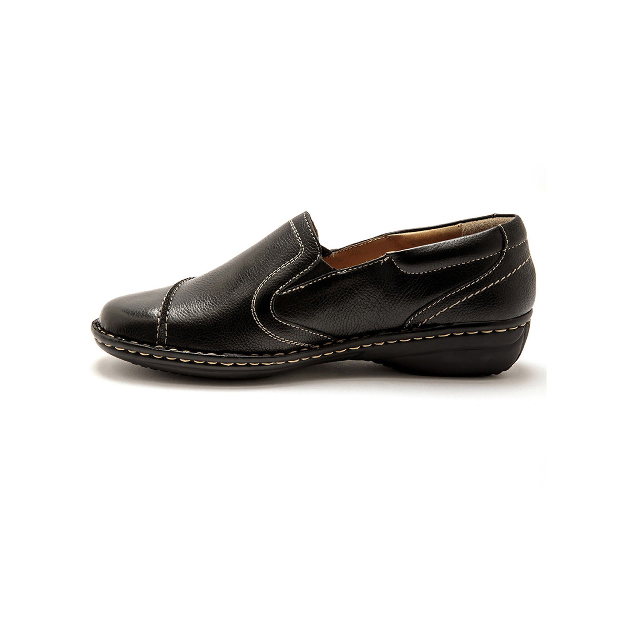 Sans-gêne élastiqués cuir noir