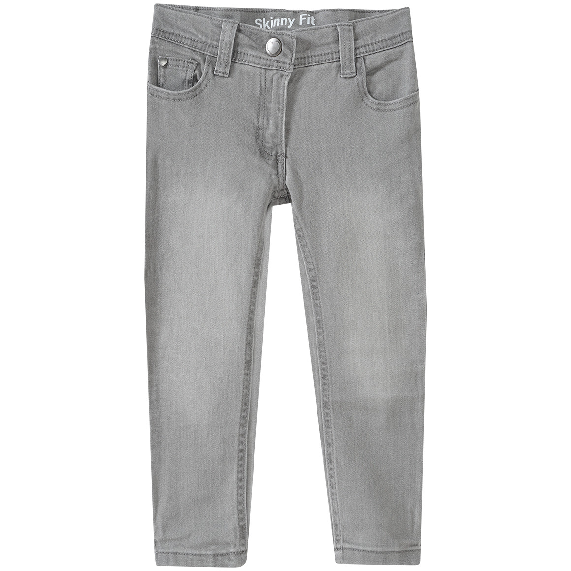 Mädchen Skinny-Jeans mit Used-Waschung