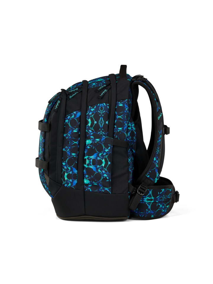 Satch Schulrucksack PACK Caleido Blue in Blau günstig kaufen onesize