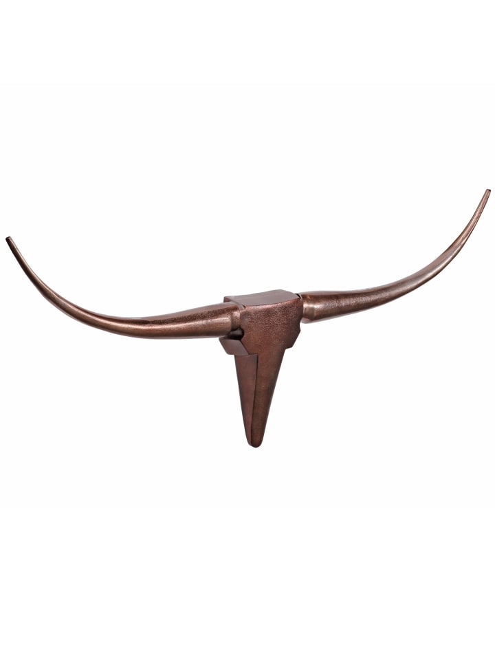 KADIMA DESIGN Deko Geweih Bull M WL1.394 100 cm Aluminium Design Hörner, in Bronze günstig kaufen 100 x 6 x 40 cm