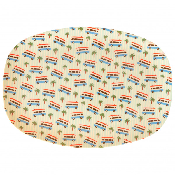 Rice - Melamine Rectangular Plate - Teller