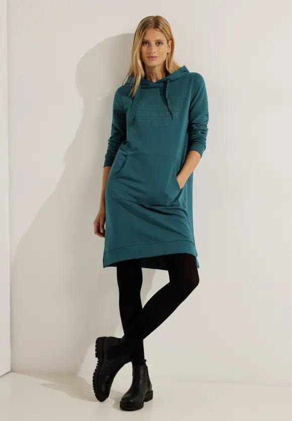 CECIL Frontprint Hoodie Kleid
