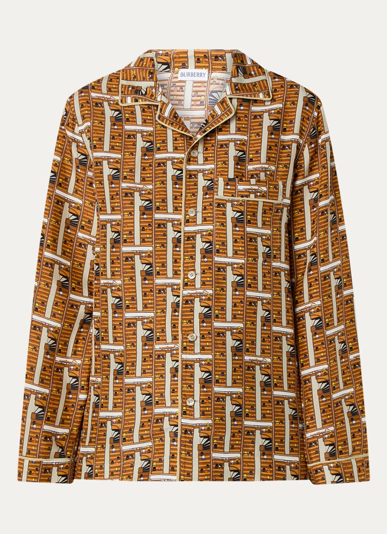 Burberry  Blouse van zijde met grafische print