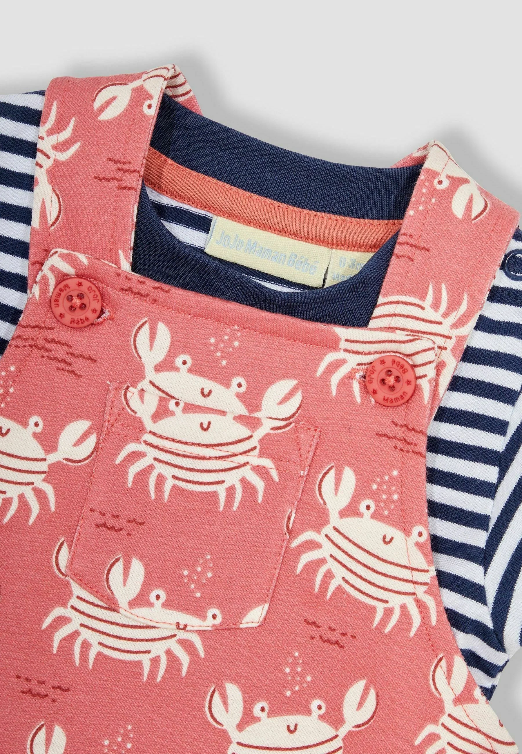 JoJo Maman Bébé CONJUNTO DE 2 PIEZAS - AJUSTE REGULAR - Peto