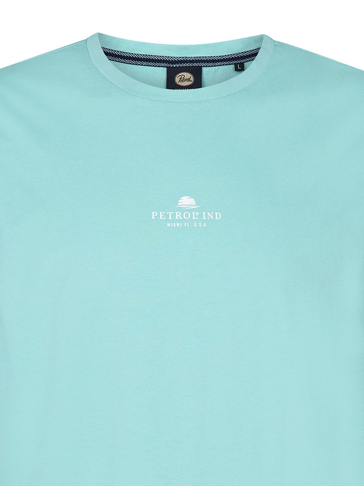 Petrol Shirt in Türkis günstig kaufen