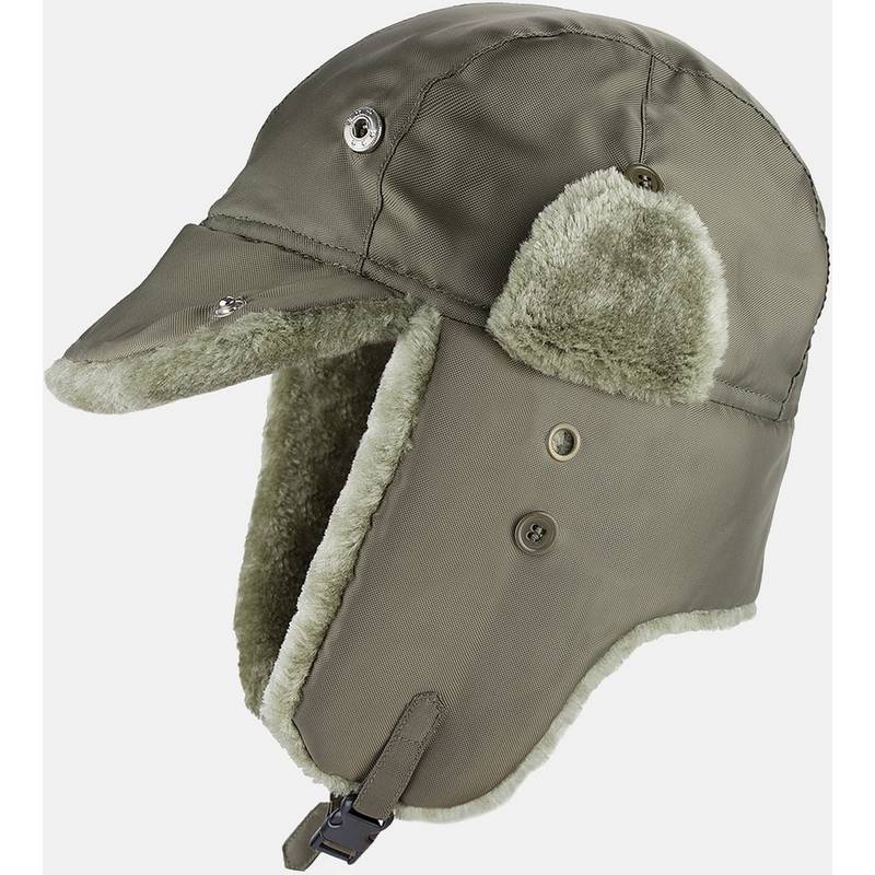 Black Snake Pelzmütze Pilot Fliegermütze