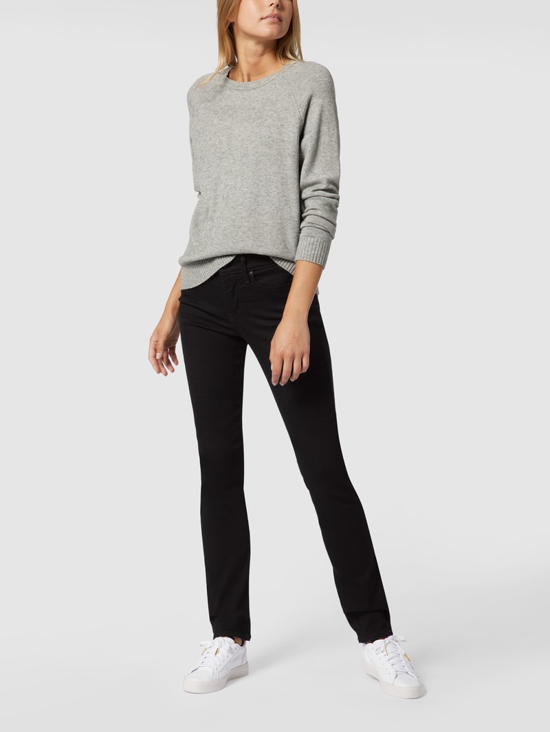 Shaping Slim Fit Jeans mit Stretch-Anteil Modell '312™' in schwarz