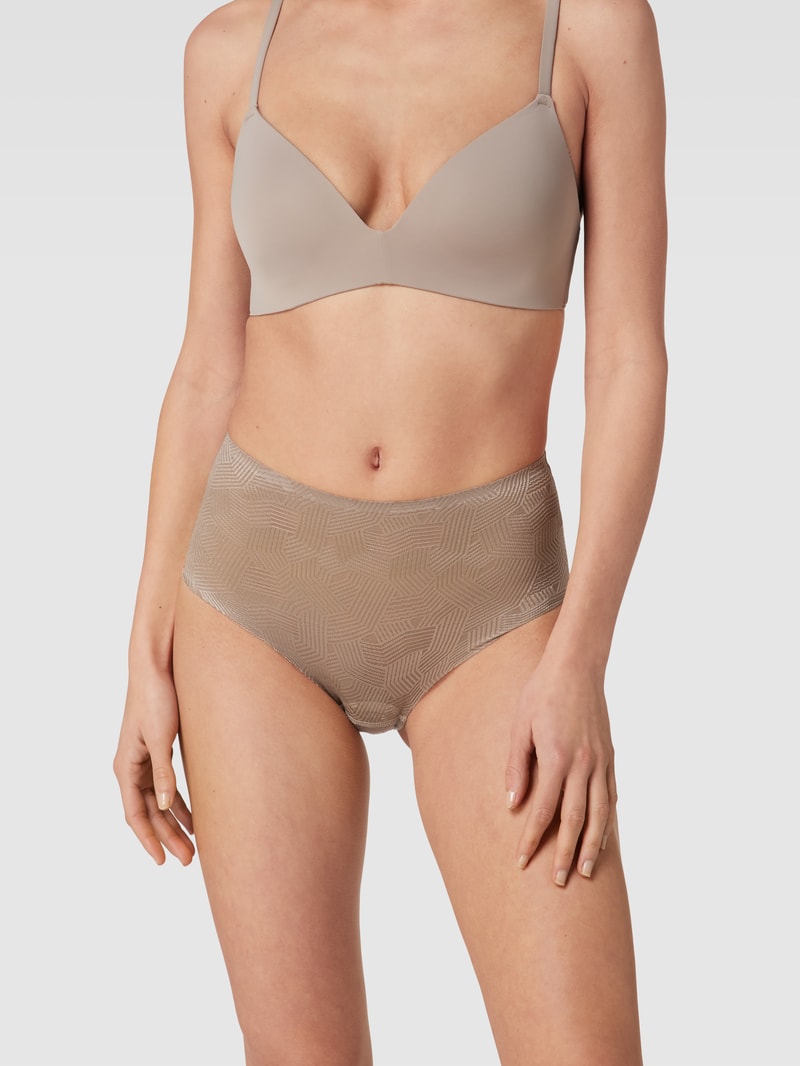 Slip mit Strukturmuster Modell 'SOFT Shaping' in beige
