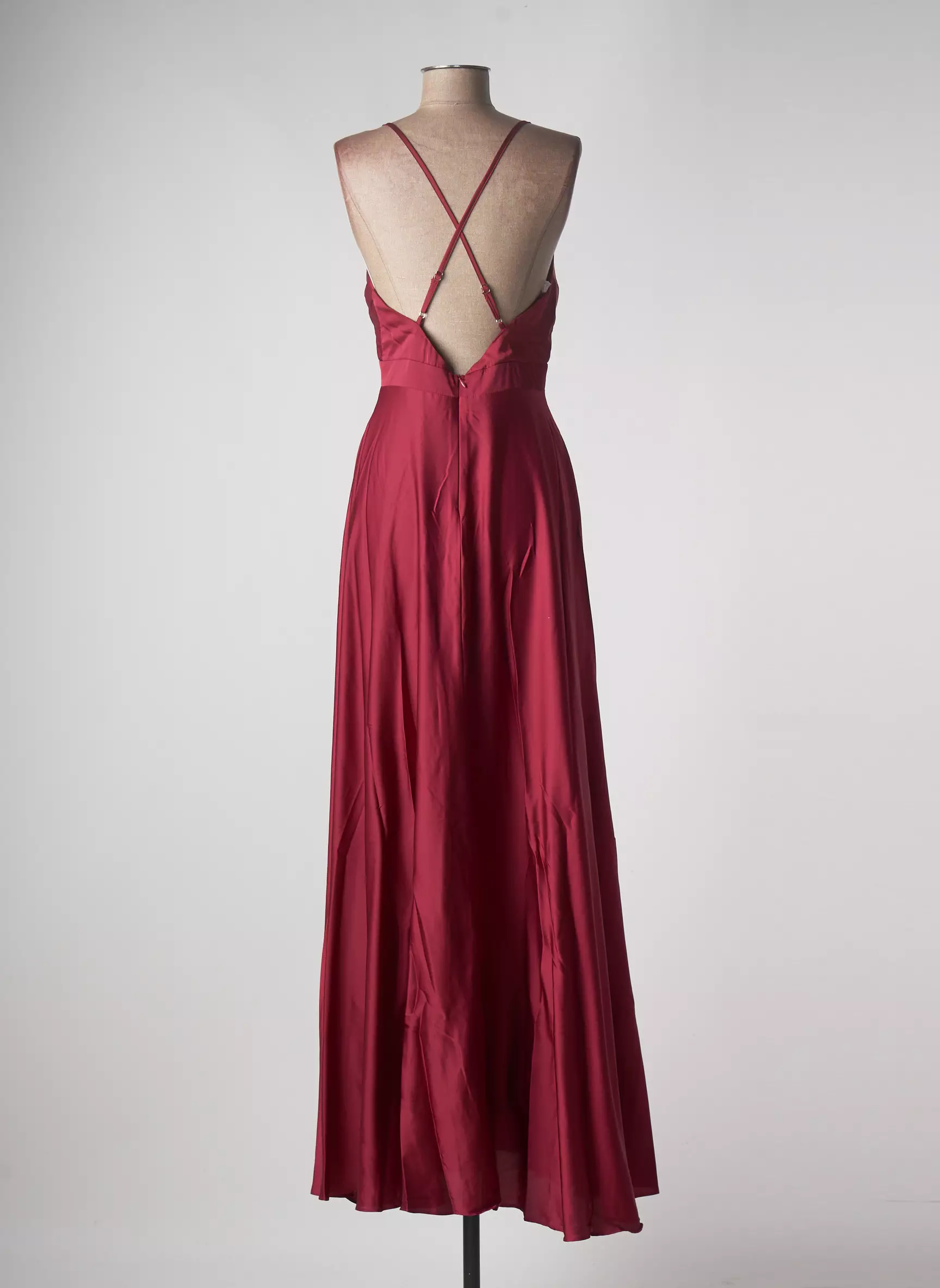 Lautinel Paris Robes Longues Femme couleur rouge
