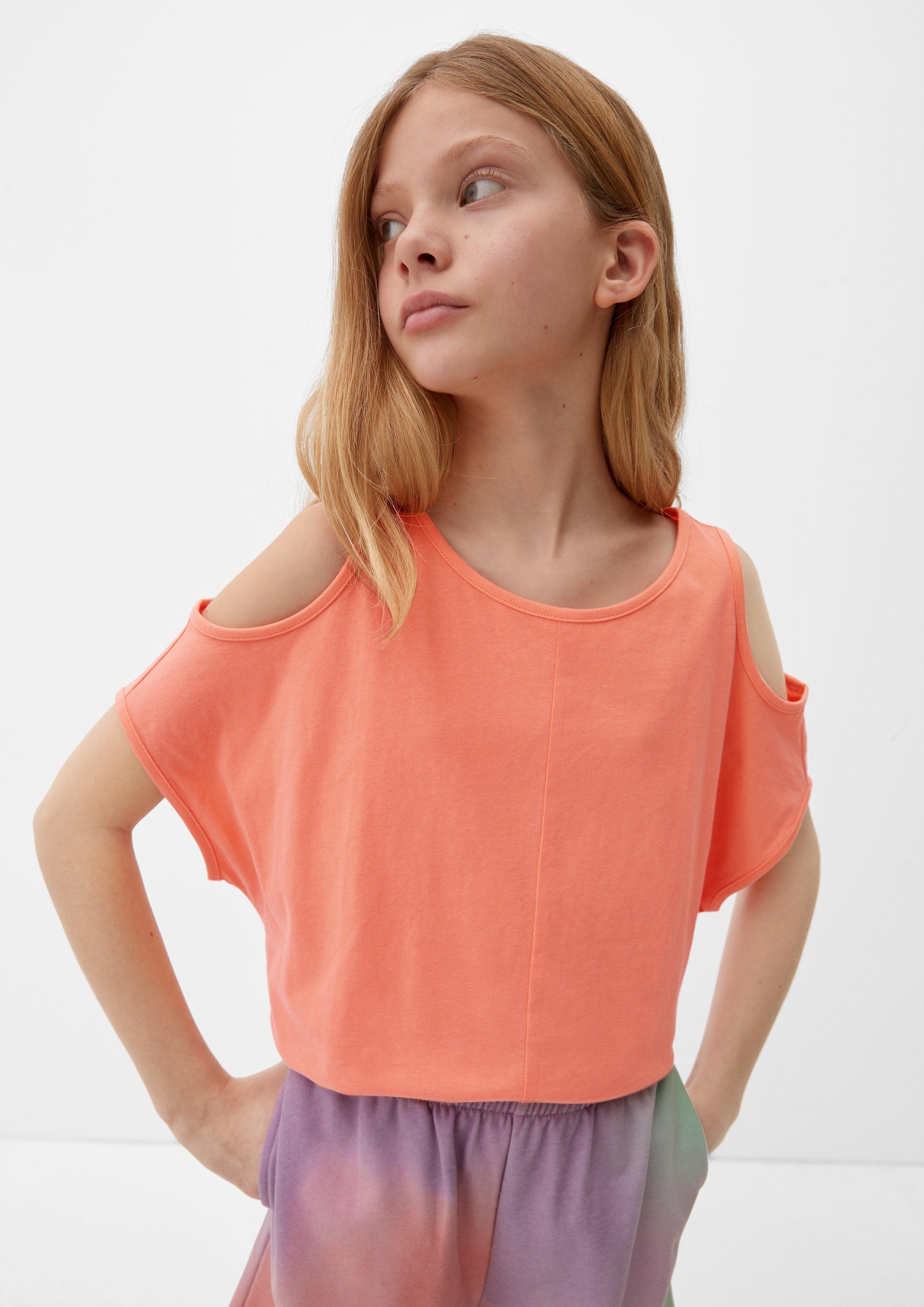 T-Shirt mit Cut Outs  2128026-2034