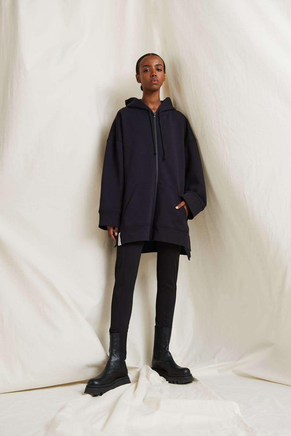 Oversized zip hoodie hoodie