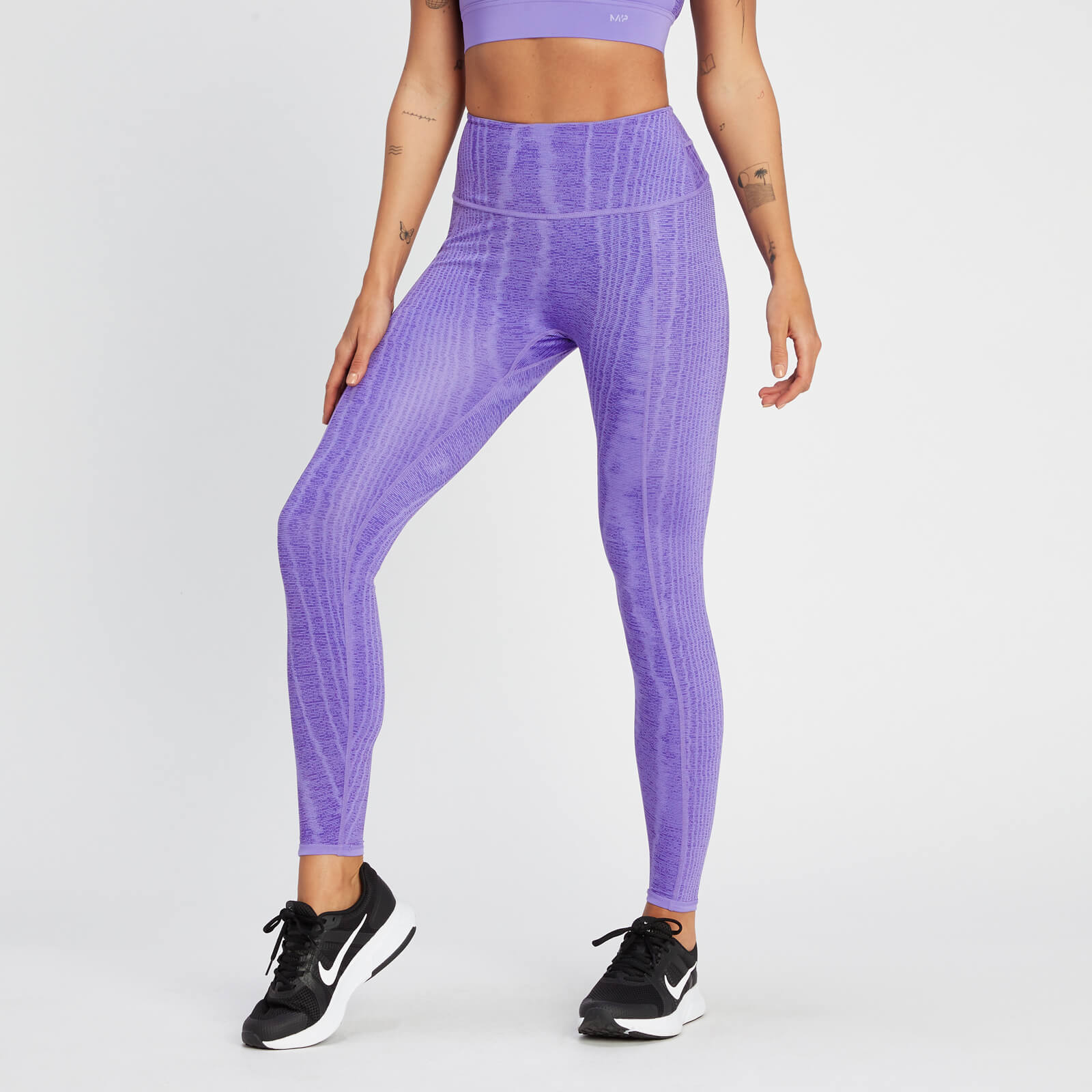Legging réversible MP Tempo pour femmes – Violet paisley