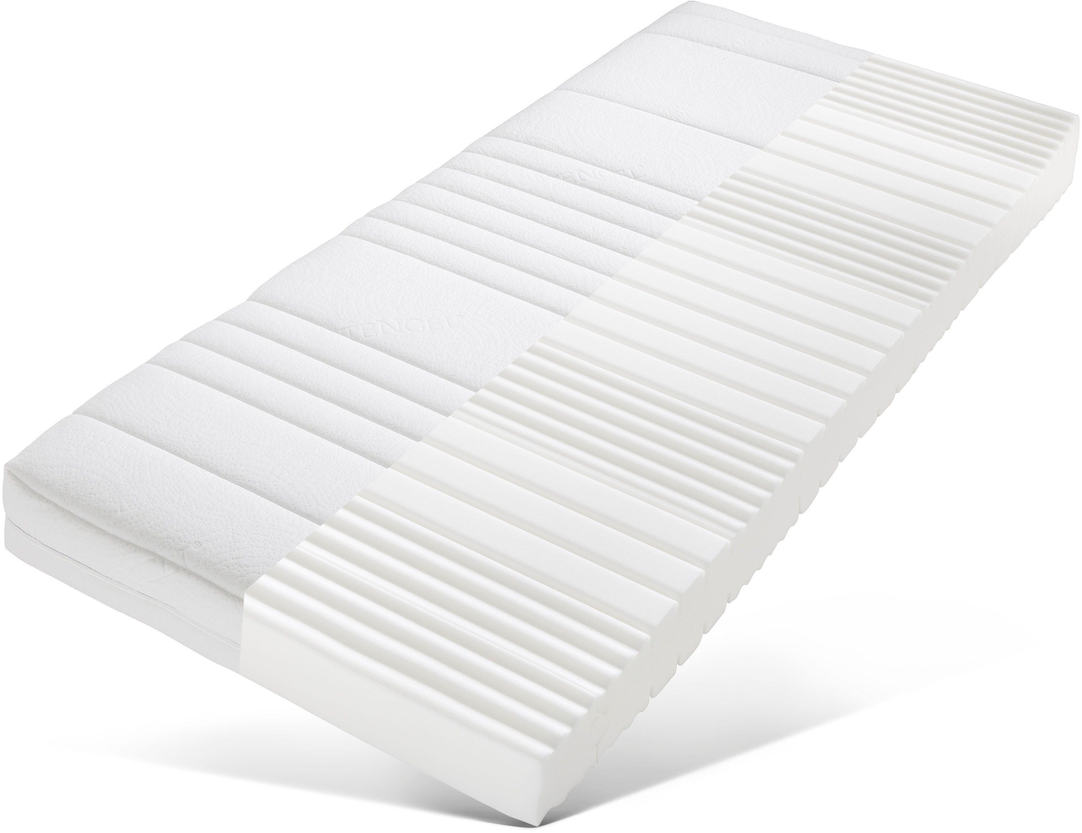 Komfortschaummatratze Dannika, OTTO products, 17 cm hoch, Optimale Körperanpassung von Kopf bis Fuß dank 7 
