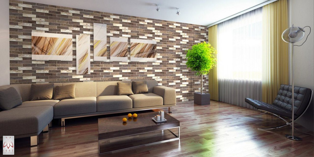 IKHEMalarka 3D Wandpaneel 4qm/10 Stück 3D PVC FLIESEN, 43,00 qm, Wandpaneele PVC-Verkleidung IMITATION OF WOOD Holz Imitation